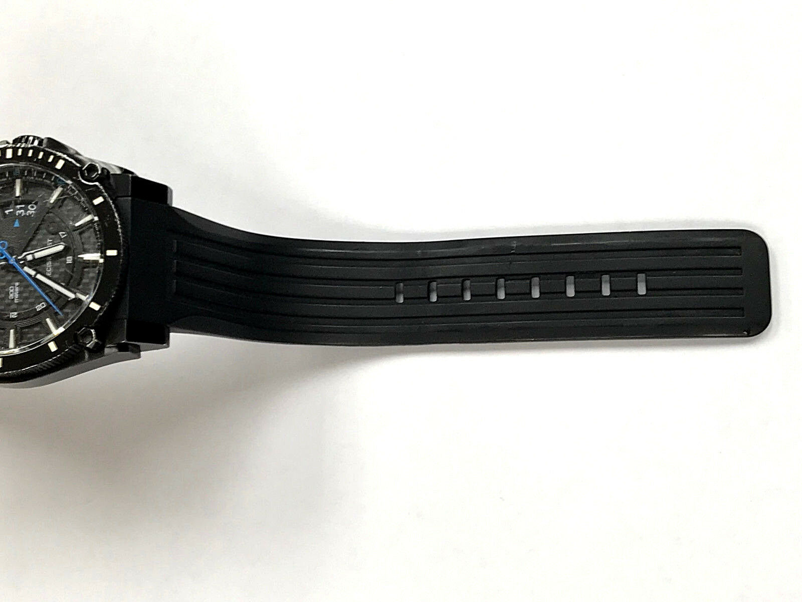 Bulova Precisionist Champlain C960944 ( 98B142 ) Rubber/Silicone Strap Working Bulova 98B142 Precisionist Champlain Black Dial Rubber Strap  main image 3