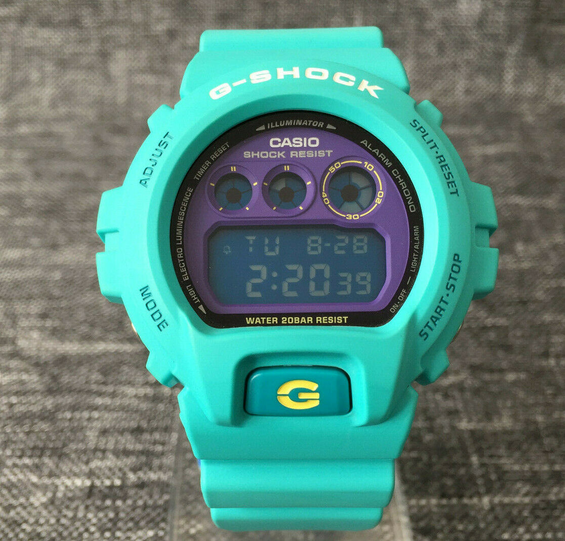 CASIO G SHOCK DW-6900SN-3 LIMITED EDITION TURQUOISE DIGITAL WR 200M BRAND  NEW | WatchCharts