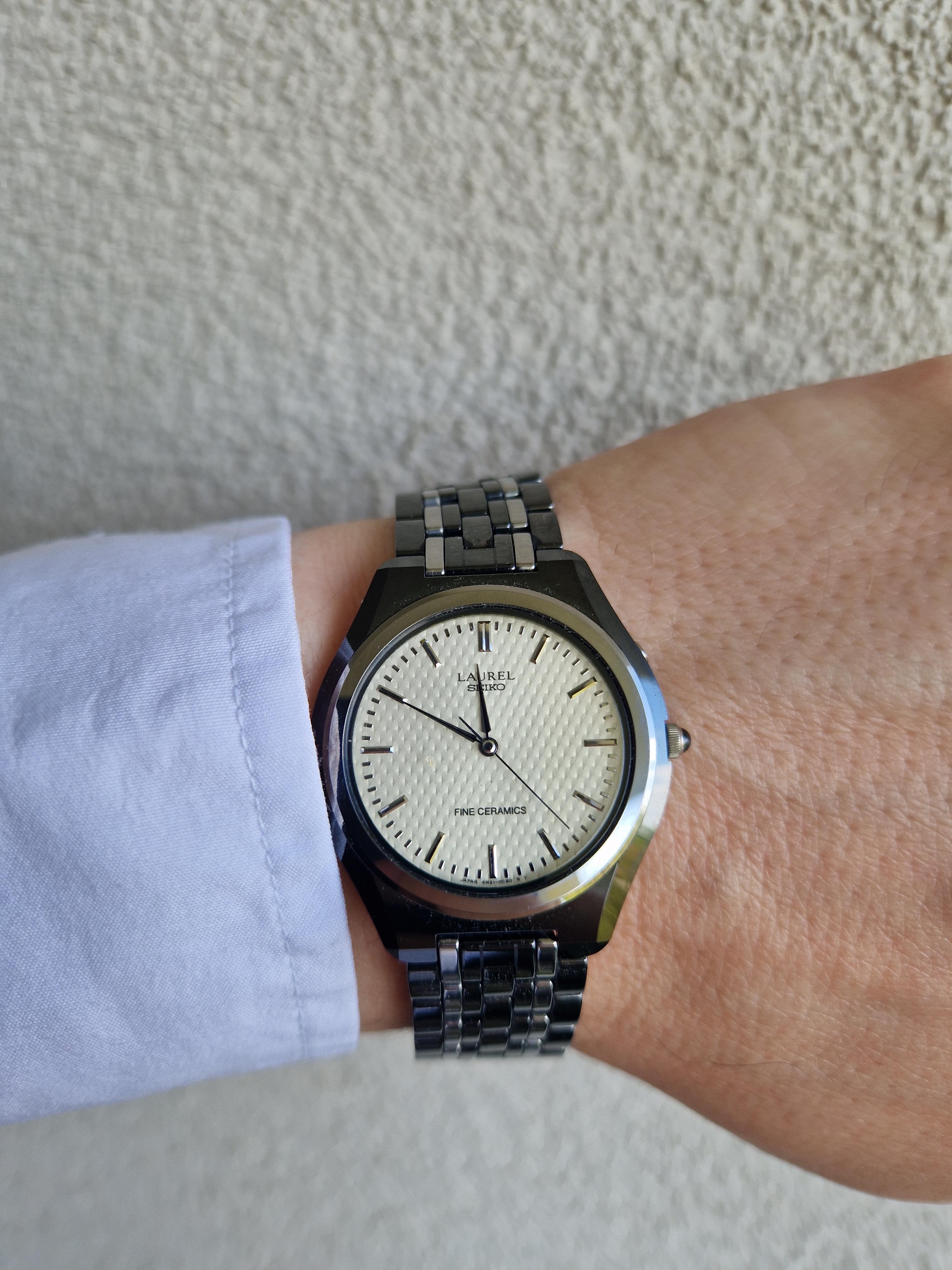 WTS] Seiko Laurel Fine Ceramics Kinetic | WatchCharts Marketplace