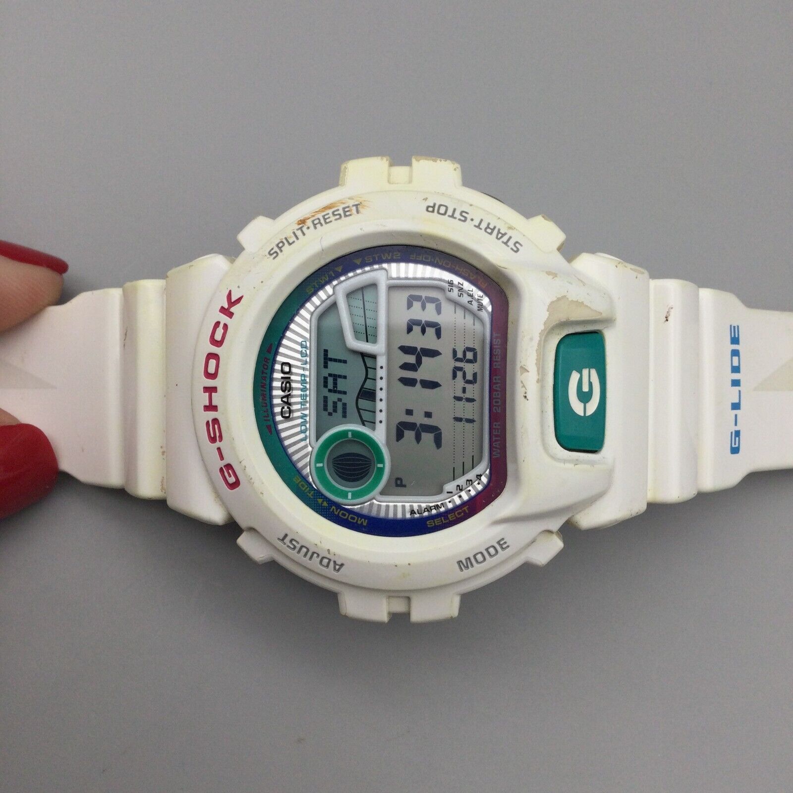Casio G-Shock G-Lide Digital Watch Unisex White 3194 GLX-6900 New