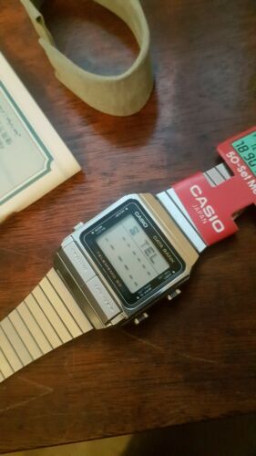 NOS Vintage Casio digital watch.vintage casio DB-510 Telememo 50