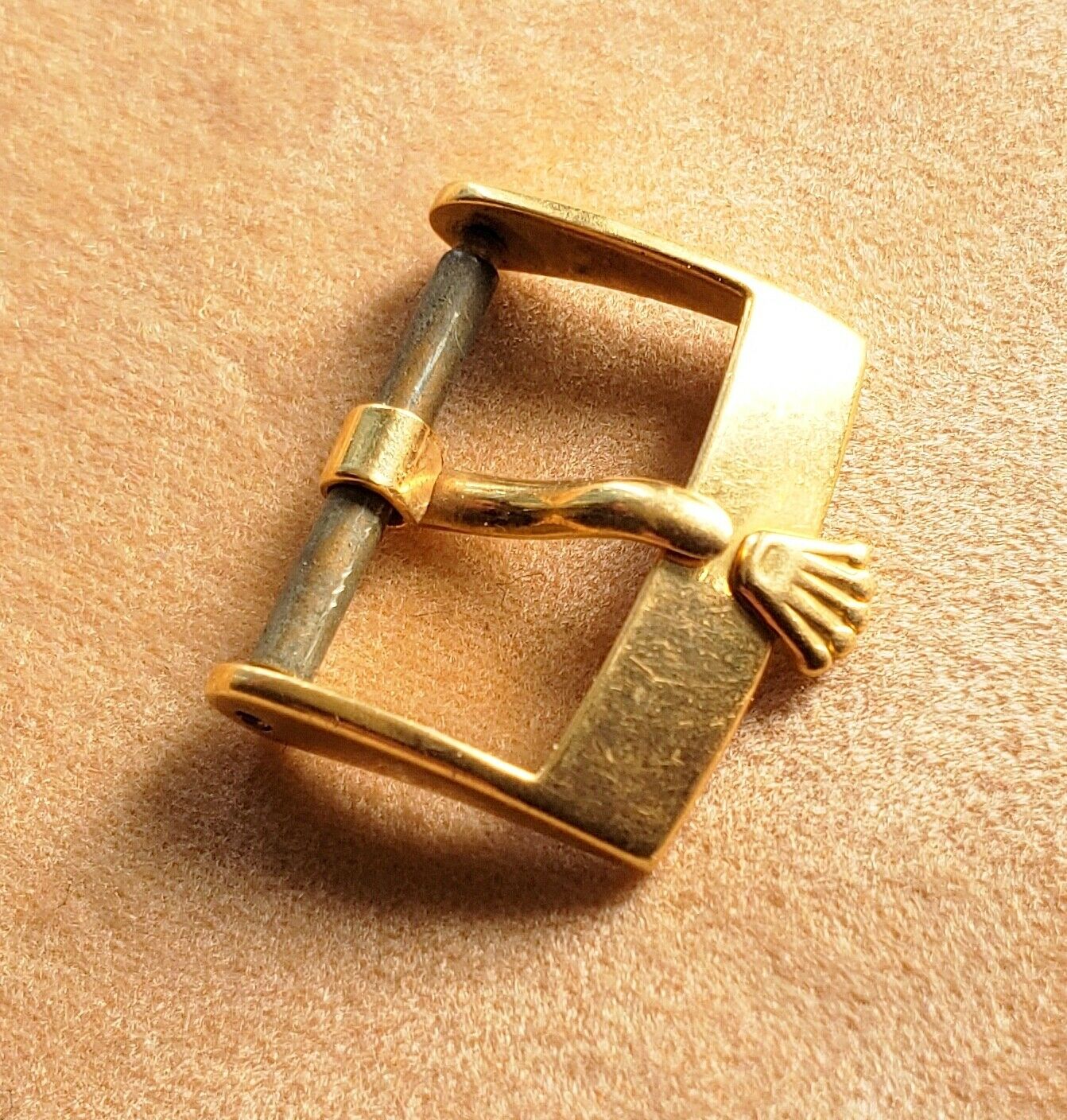 ORIGINAL ROLEX 18K YELLOW GOLD 750 WATCH TANG BUCKLE FITS 15mm
