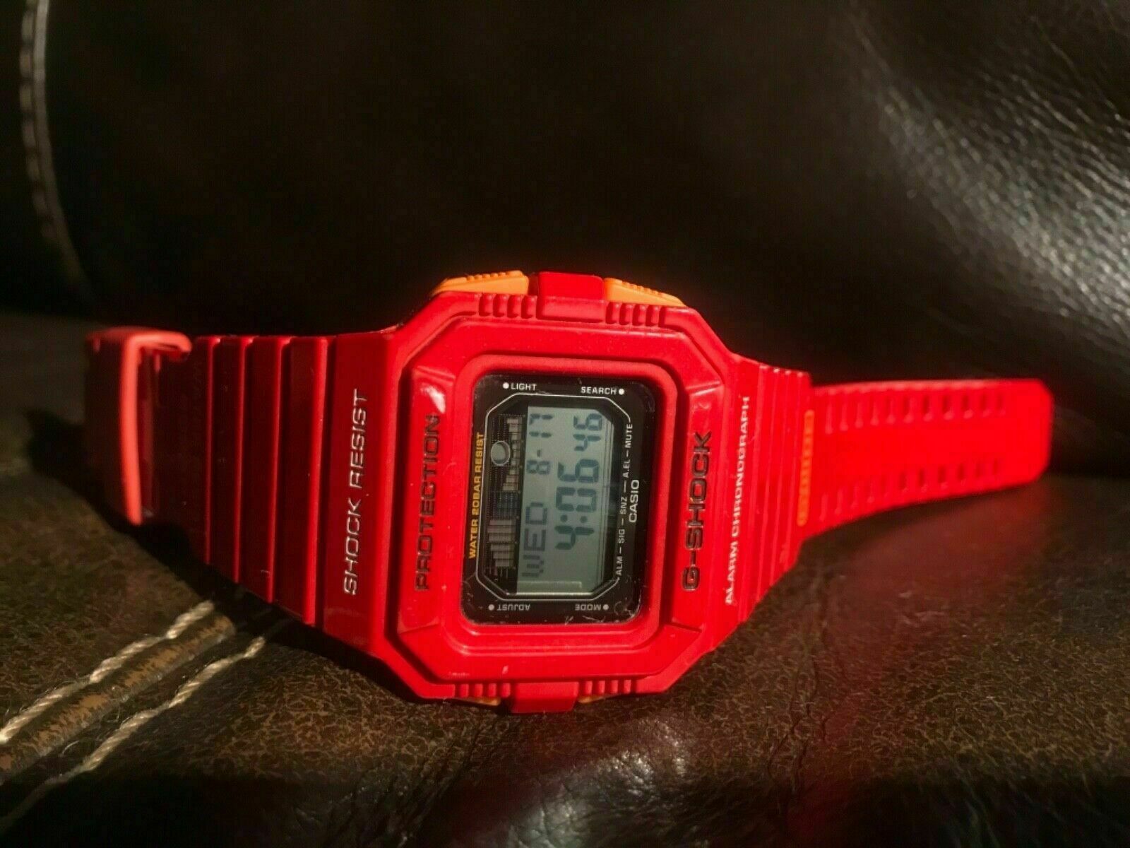 Casio G-Shock G-Lide GLX-5500A-4 Rare Digital Red Mens Watch 200M