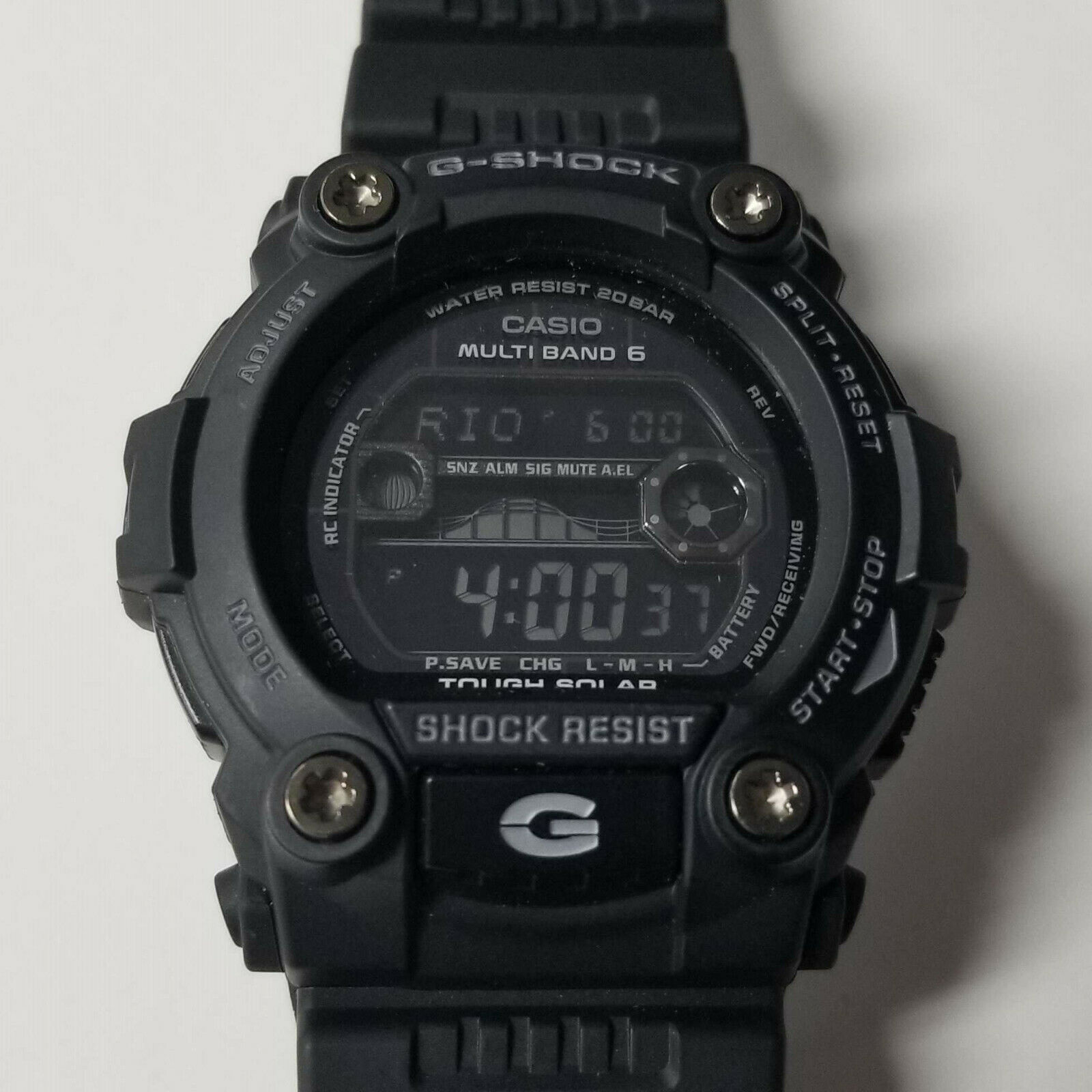 Casio Gw7900b 1 Digital Wrist Watch Men Black G Shock Shoreman Watch Gw 7900b 1 Watchcharts