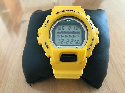 Casio G-Shock DW-6630B FOX FIRE Armbanduhr, Sport Uhr, gelb 