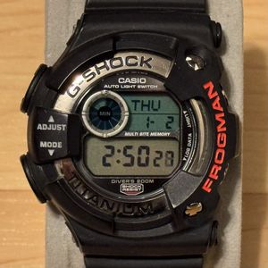 CASIO G-SHOCK DW-820 1WC frogman WCCS Model Triple Manta Quartz 