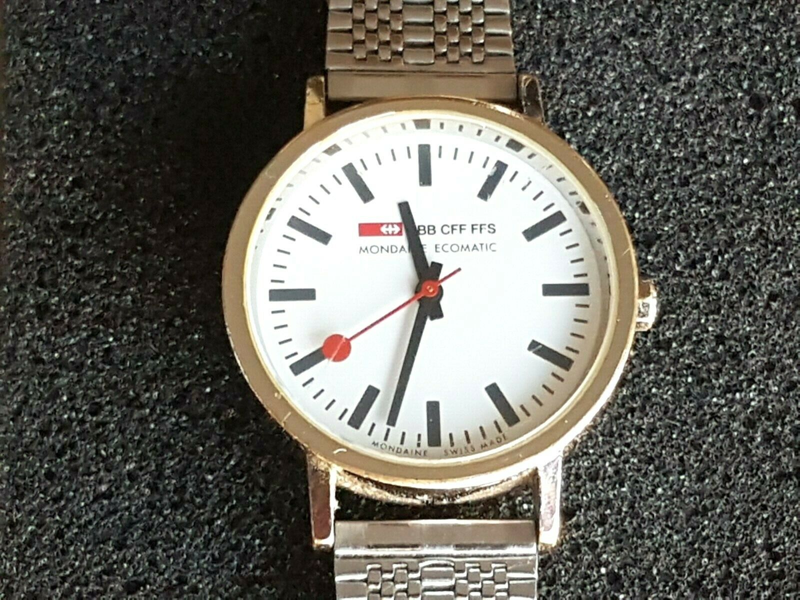Mondaine Ecomatic SBB CFF FFS Armbanduhr Edition I AUTOMATIC 33mm