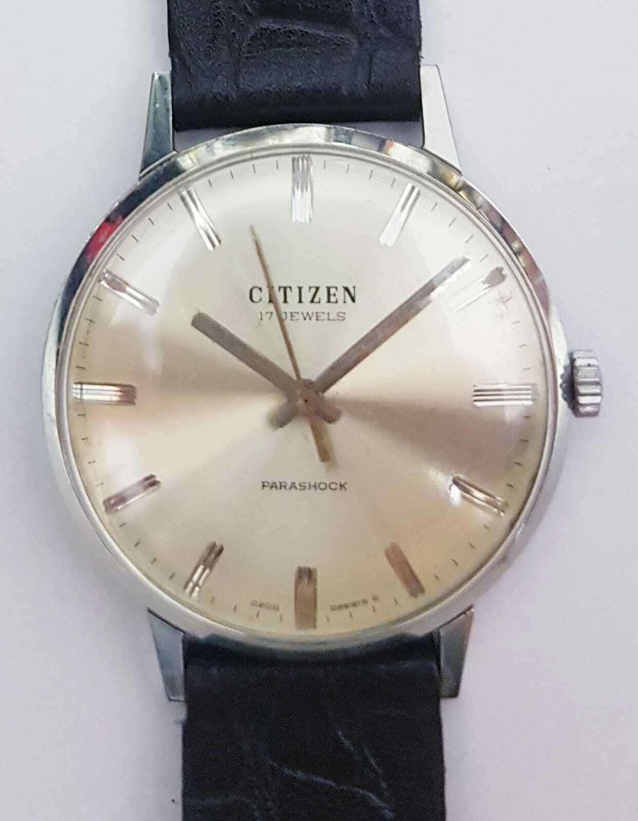 VINTAGE CITIZEN 63-5731 Mechanical Hand-winding 17Jew RARE MEN'S