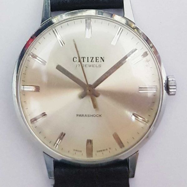 VINTAGE CITIZEN 63-5731 Mechanical Hand-winding 17Jew RARE MEN'S