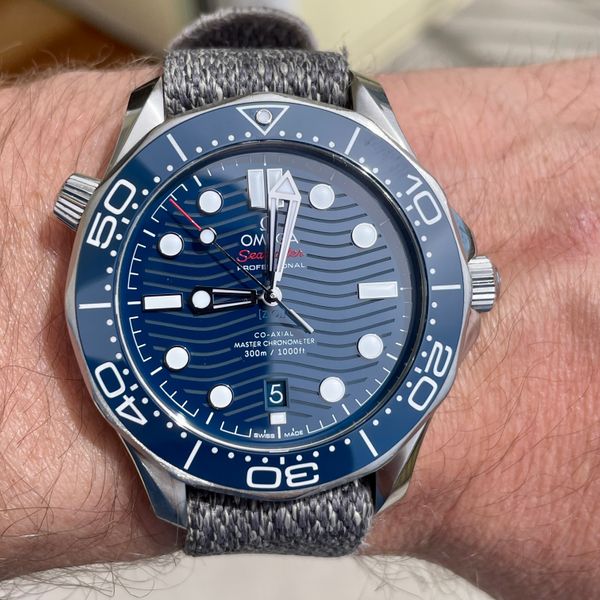 FS: Omega Seamaster 300m 42mm Co-Axial 8800 Diver | Blue Wave Dial ...