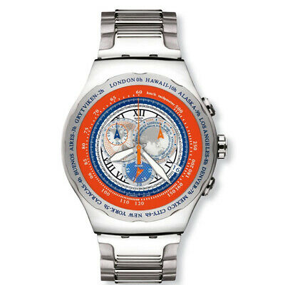 SWATCH IRONY TRAVEL MAN (YOS418G) UNUSED #1C9B | WatchCharts