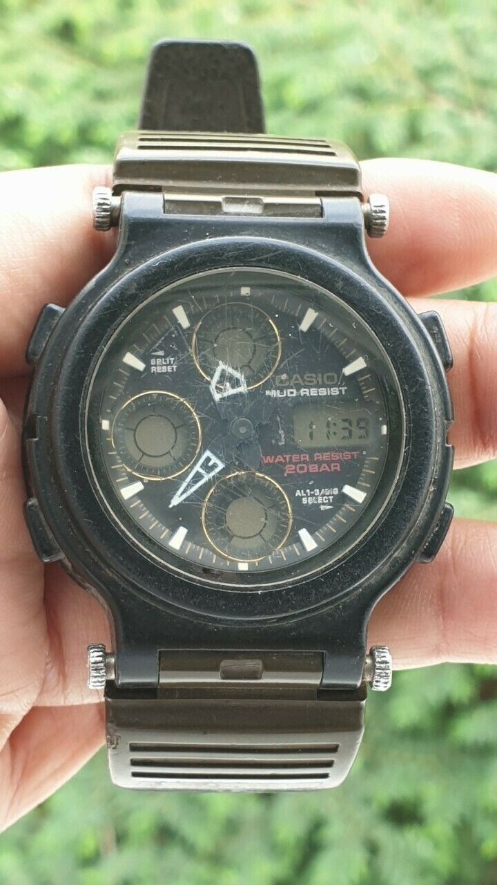 Casio G-Shock Mudman 20BAR Mod.1700 AW-570 Japan Vintage Digital