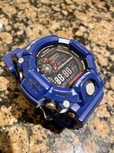 Casio G-Shock GW9400-NV2 Rangeman Blue - Rare Multiband 6 Triple