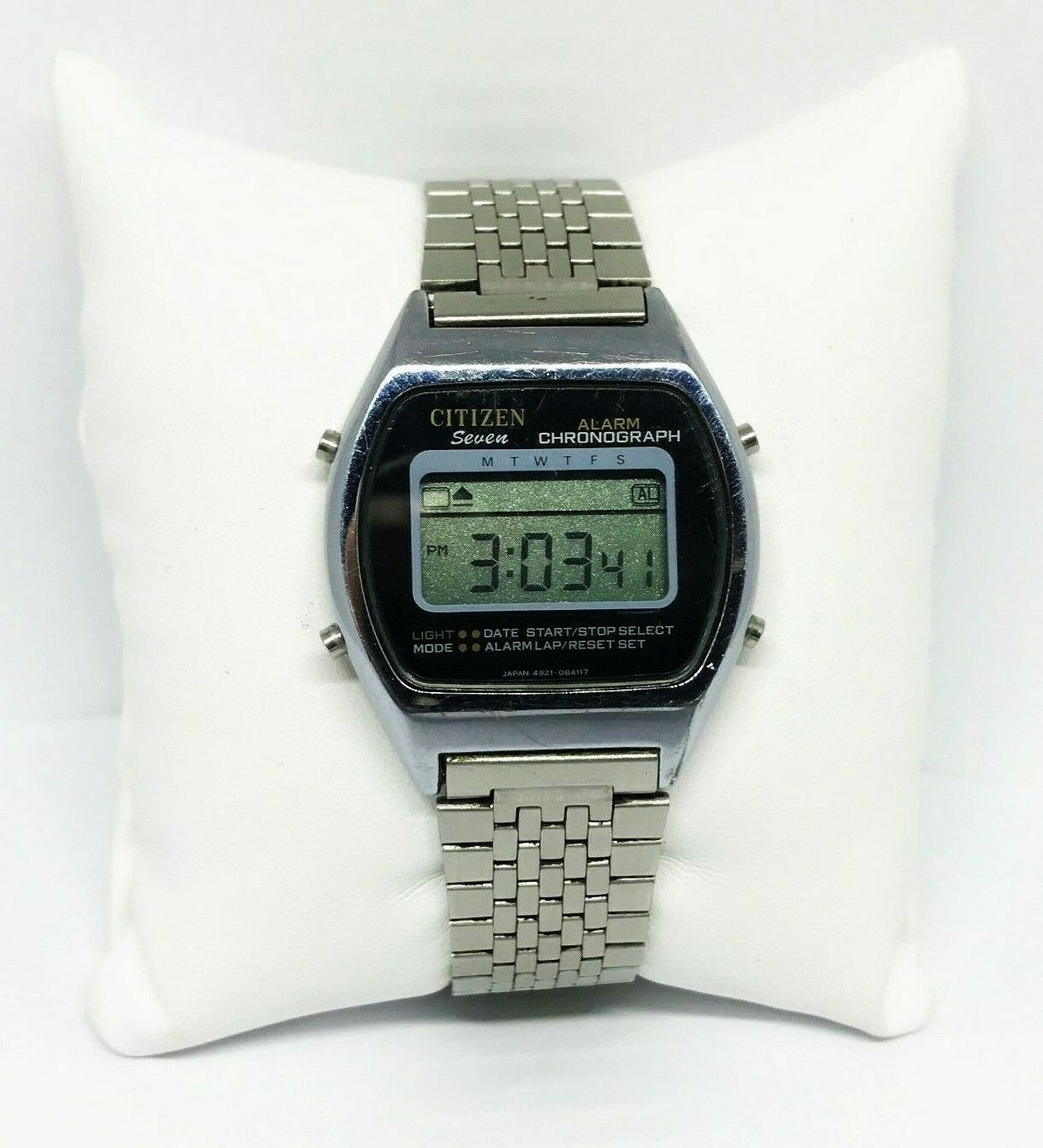 Citizen SEVEN Digital Watch Alarm Chronograph Vintage Unisex