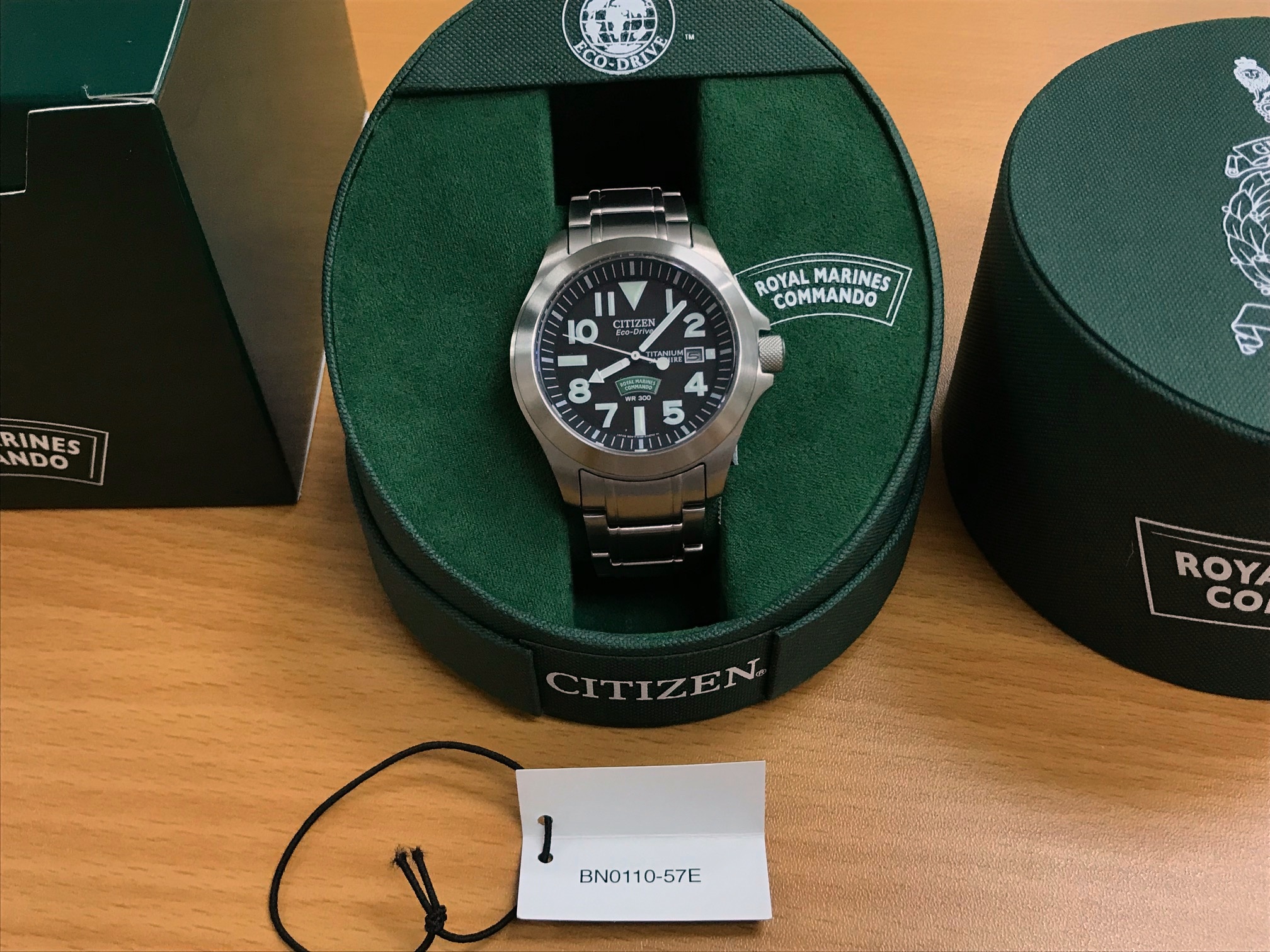 Limited Edition - Citizen Eco-Drive Full Titanium ROYAL MARINES