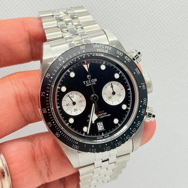 Brand New 03/2026 Tudor Black Bay Chrono Reverse Panda 5-Link Bracelet ...