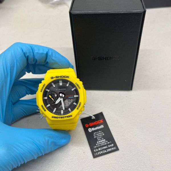 CASIO G-SHOCK Tough Solar Bluetooth Carbon Core Guard GA-B2100C-9AJF Digital Analog Watch