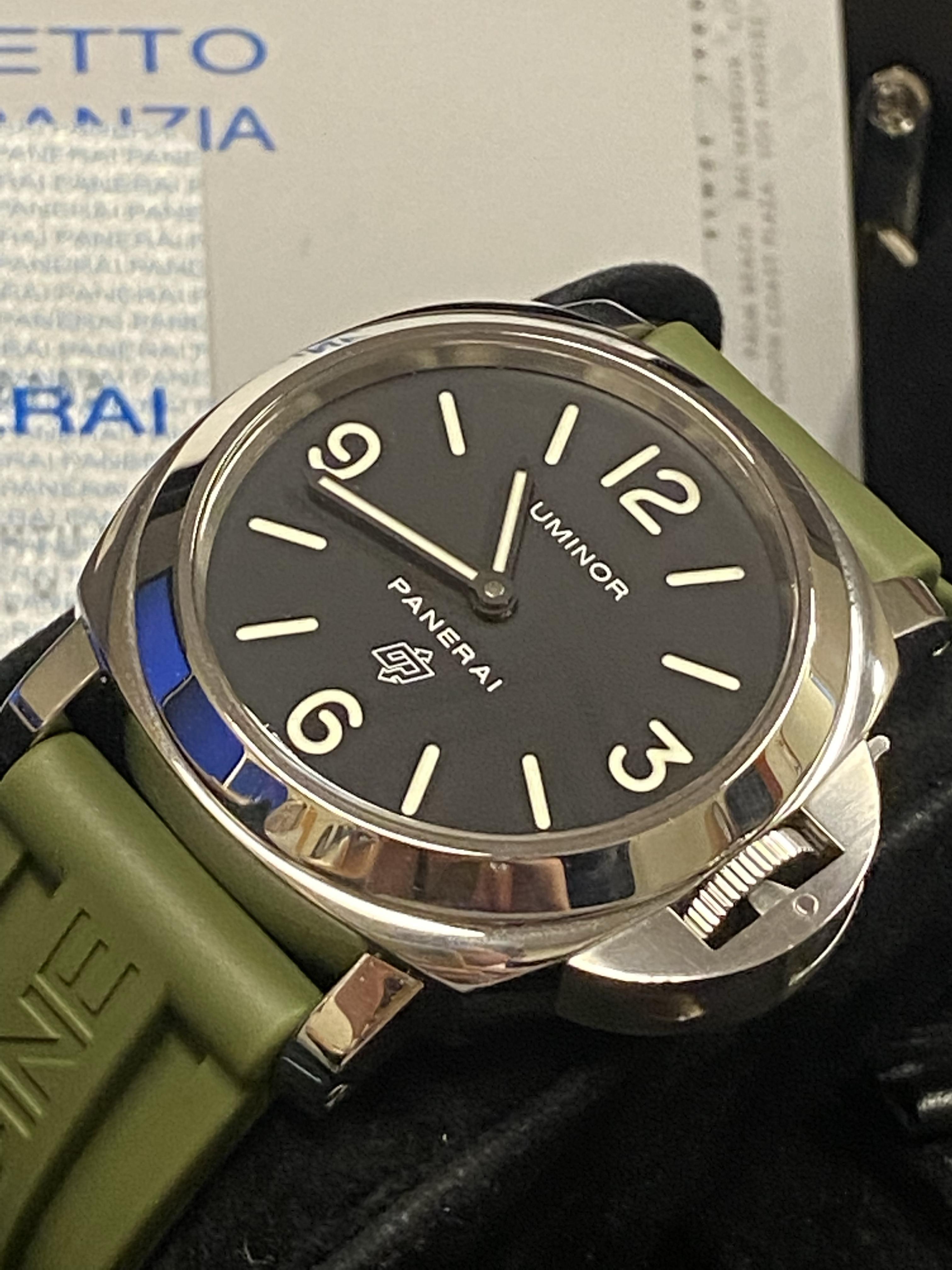 Panerai Luminor PAM 000 Zero full set Extra OEM straps H Serial