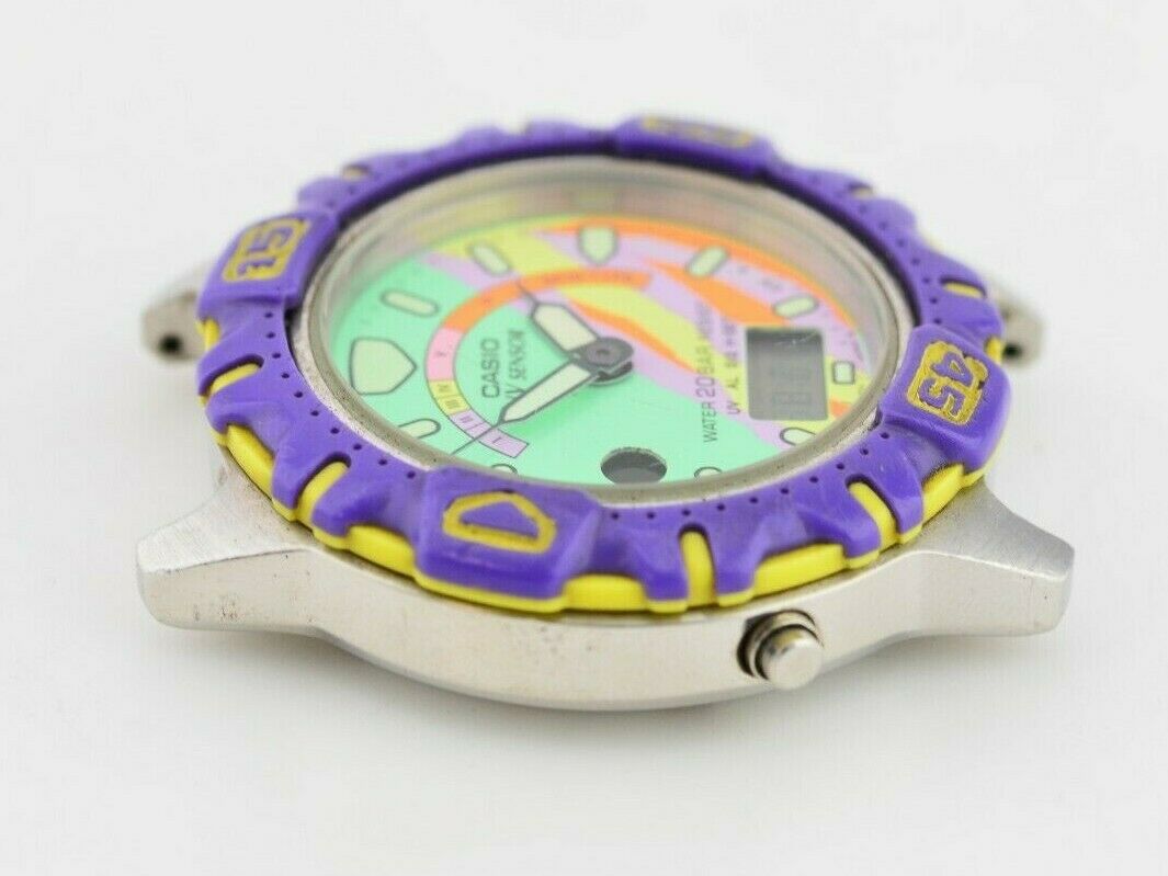 K214 Original Vintage Casio UV Sensor Ana Digi Quartz Watch UV-700