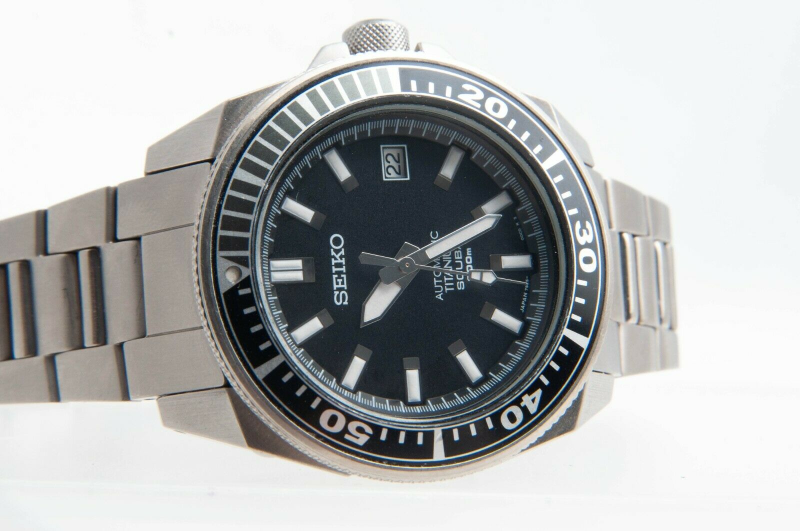 SEIKO SBDA001 Black Samurai Titanium SCUBA 200m 7S25-00D0