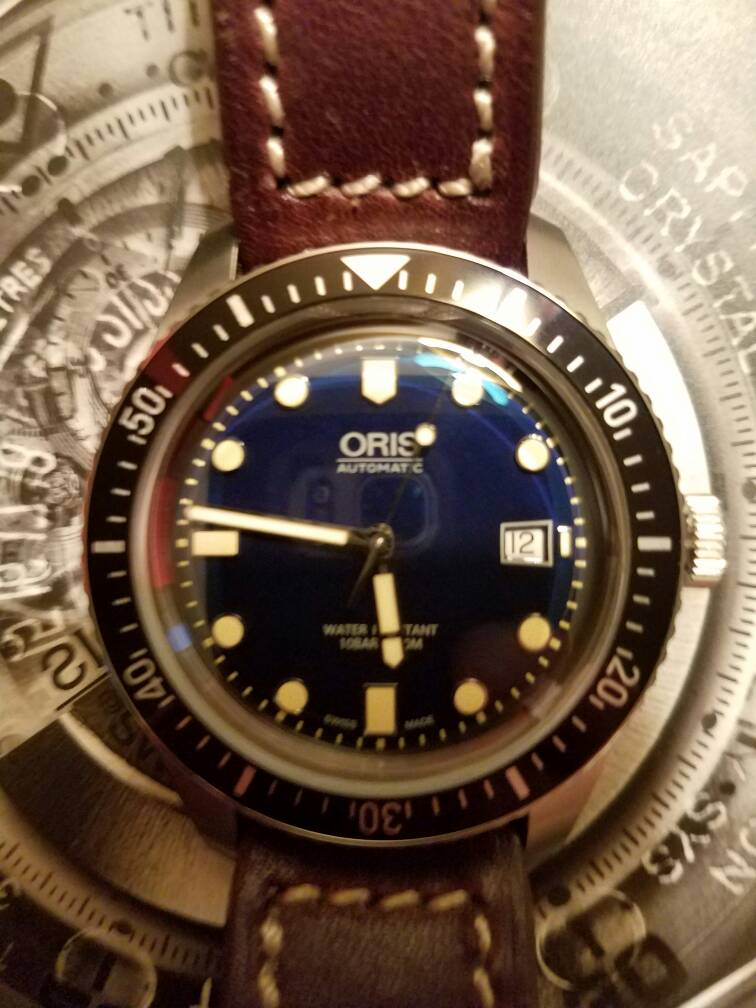 FS ORIS DIVER 65 42MM BLUE DIAL 900 OBO WatchCharts Marketplace