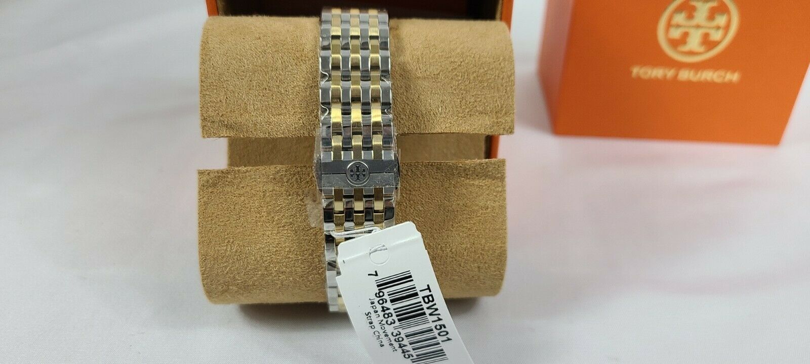 Tory Burch Robinson Two-Tone Womens Watch TBW1501 Brand New