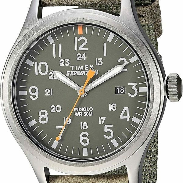 Timex Quadrante Naturale Expedion Scout (40 Mm) / Cinturino In Caucciù Verde TW4B30100 - First Class Watches™ A