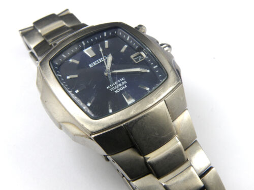 seiko kinetic titanium watches for mens