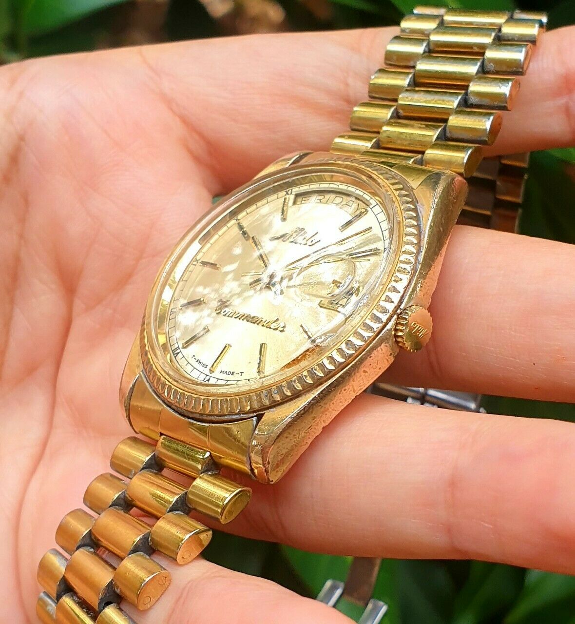 Mido swiss best sale 18k gold plating