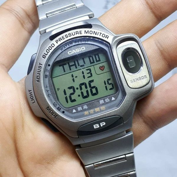 Vintage Casio Blood Pressure Monitor 2197 BP-1B Japan Digital