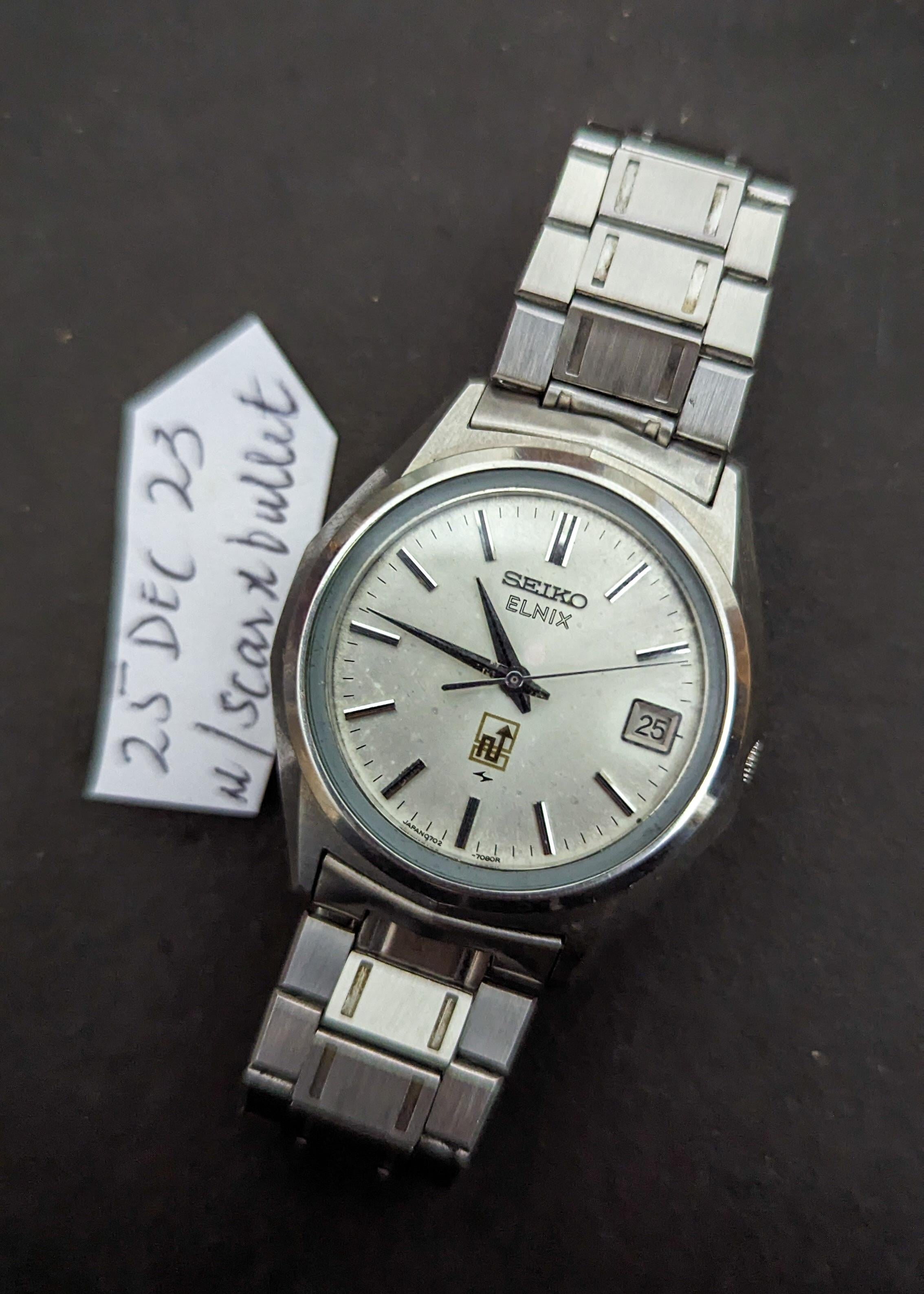 WTS] Vintage SEIKO ELNIX - Ref.0702-7070 - 16 Jewels - SunBurst