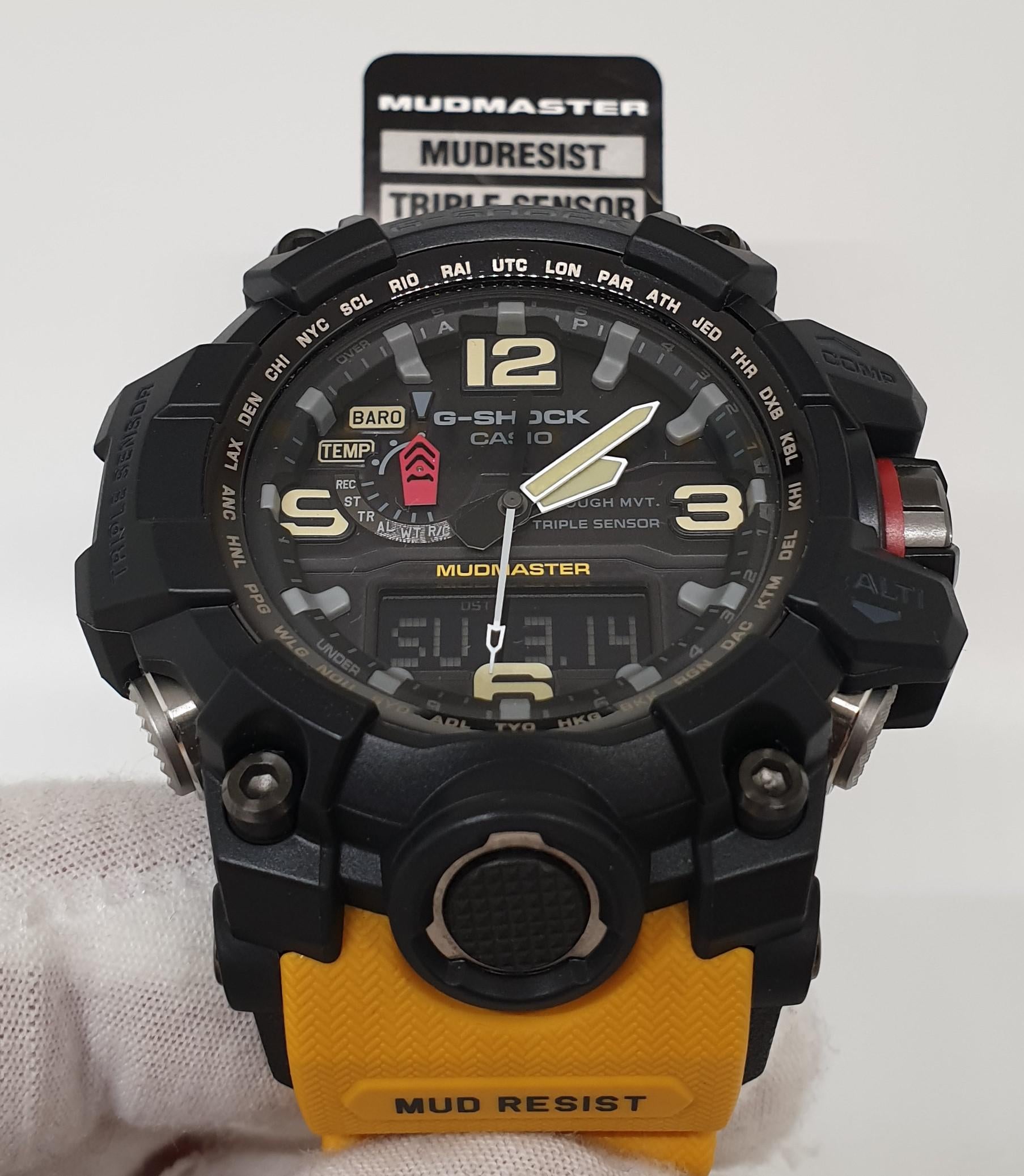 WTS] Casio G-Shock GWG-1000-1A9JF Yellow Mudmaster BNIB with Tags |  WatchCharts Marketplace