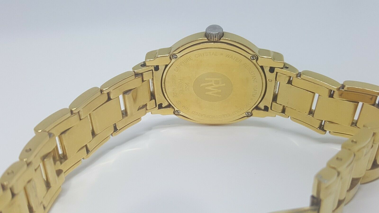 Raymond Weil Saxo 9520 Gold Electroplated Black Dial Quartz