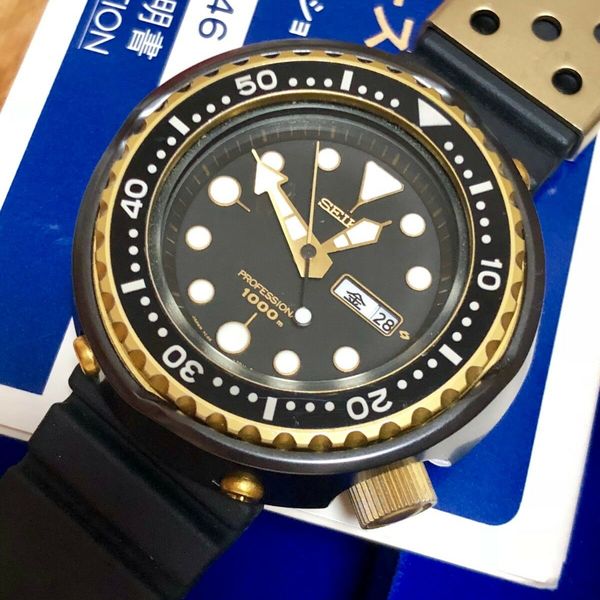 SSBS018 Seiko 7C46-7009 1000m Vintage Diver Golden Tuna -Gorgeous