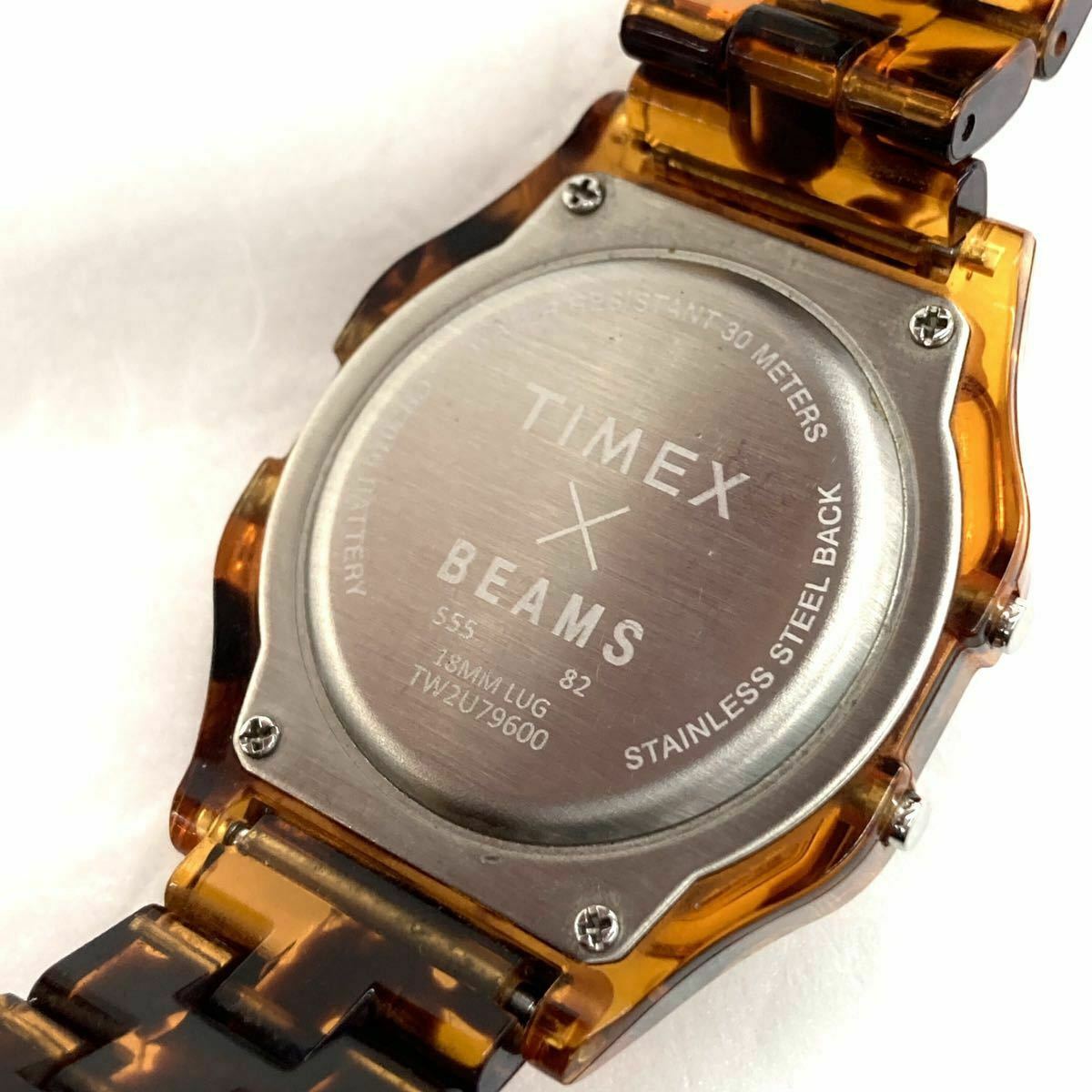 TIMEX × BEAMS Bespoke Watch Classics Digital Tortoise shell Unisex
