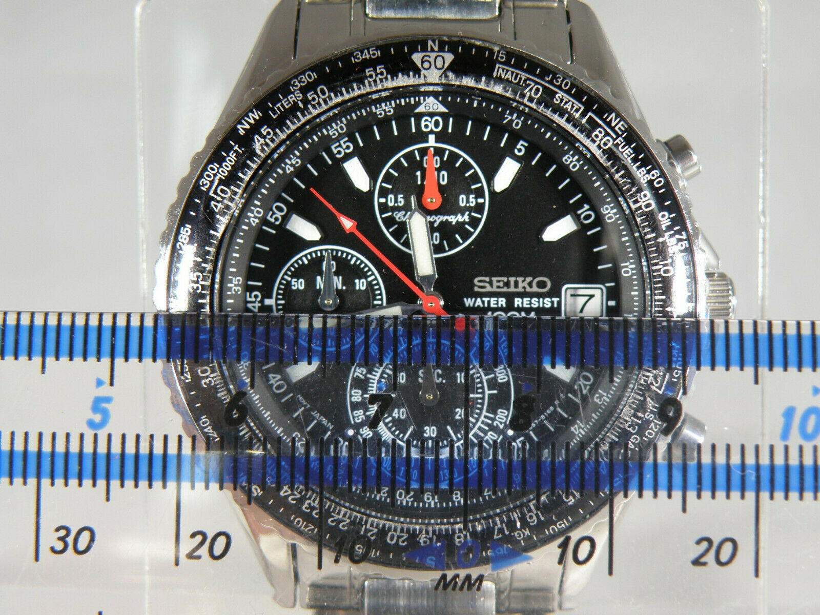 SEIKO PILOTクロノグラフ v657-8120 seiko 90s watch men's chronograph v657-8120 | eBay