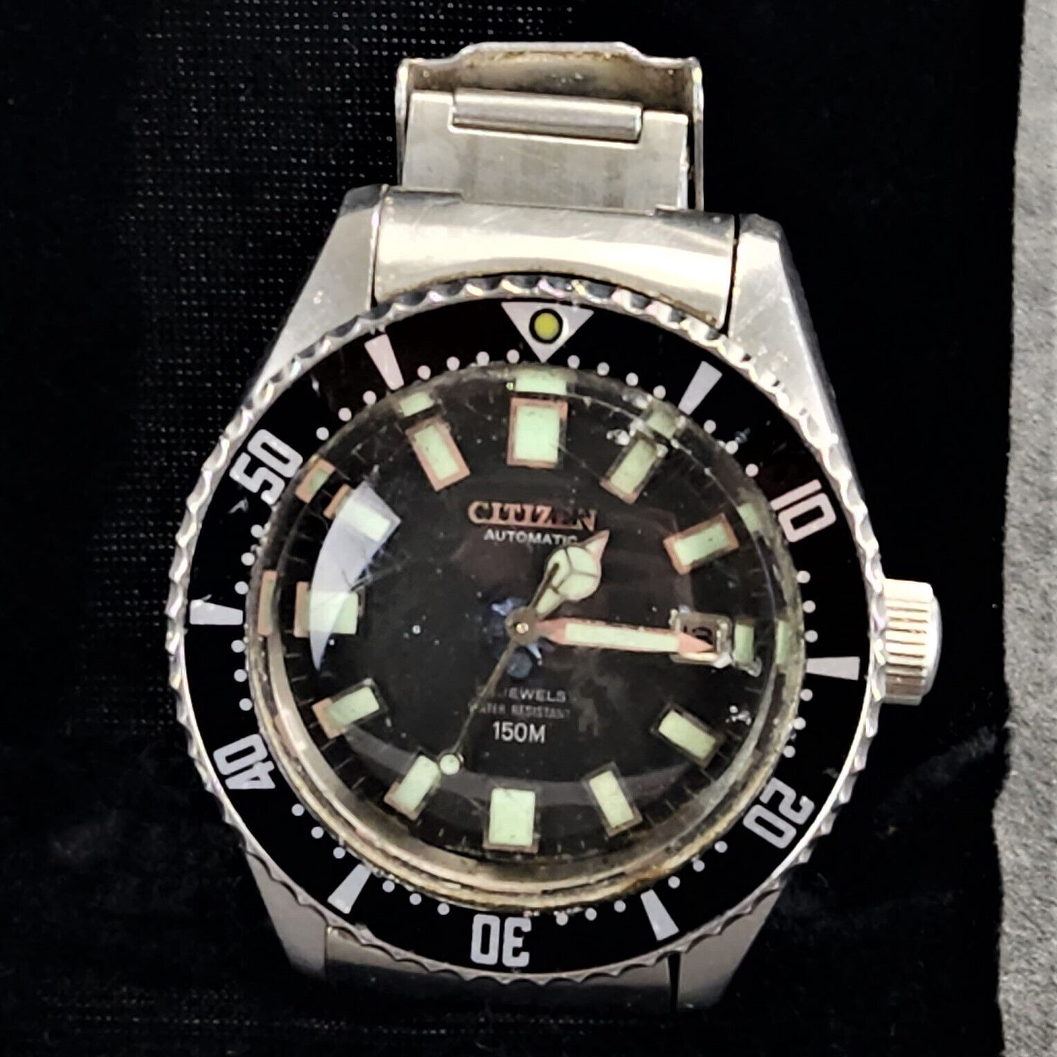 Vintage Citizen Watch Co 4-820789Y 52-0110 Automatic Challenge