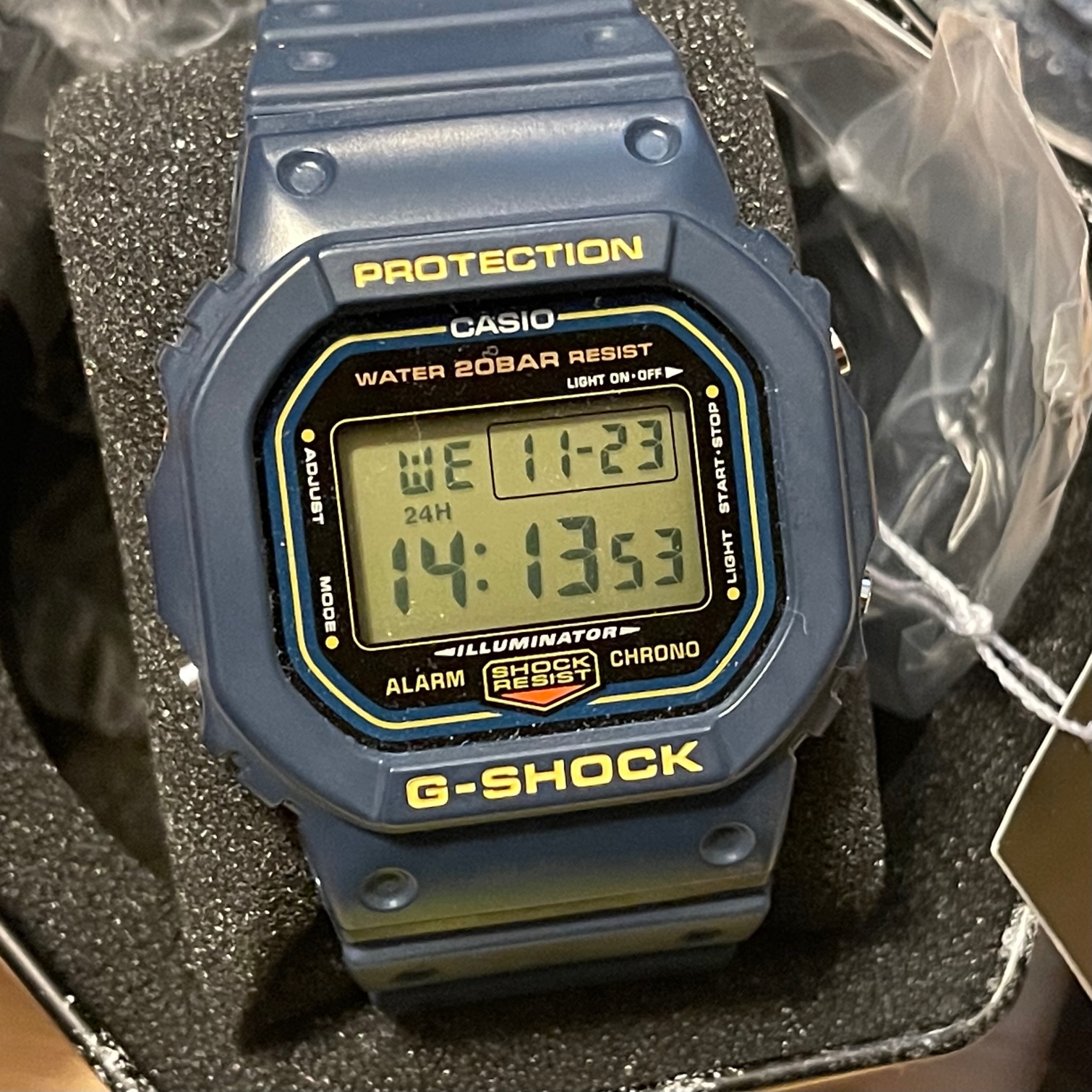 WTS] Casio G-Shock DW-5600RB-2 Origin Tributes Navy Blue Digital 