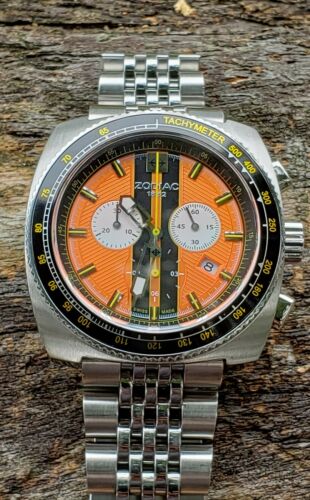 Vintage Zodiac ZO2115 Shelby V8 Cronograph , #00212 In Production