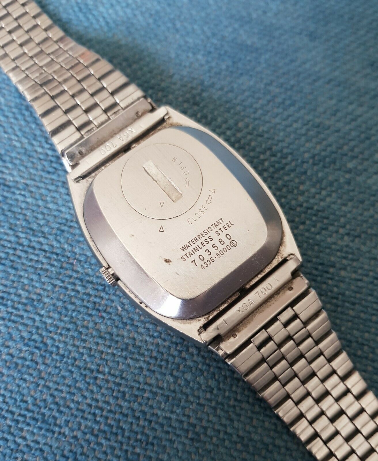 Vintage Seiko Quartz Type II 4336-5000 Kanji Day & Date Japan Mens 