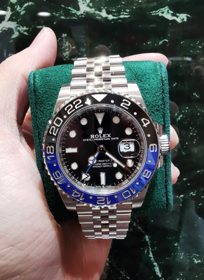 2023 Rolex Gmt master 2 batgirl Jubilee 126710blnr WatchCharts