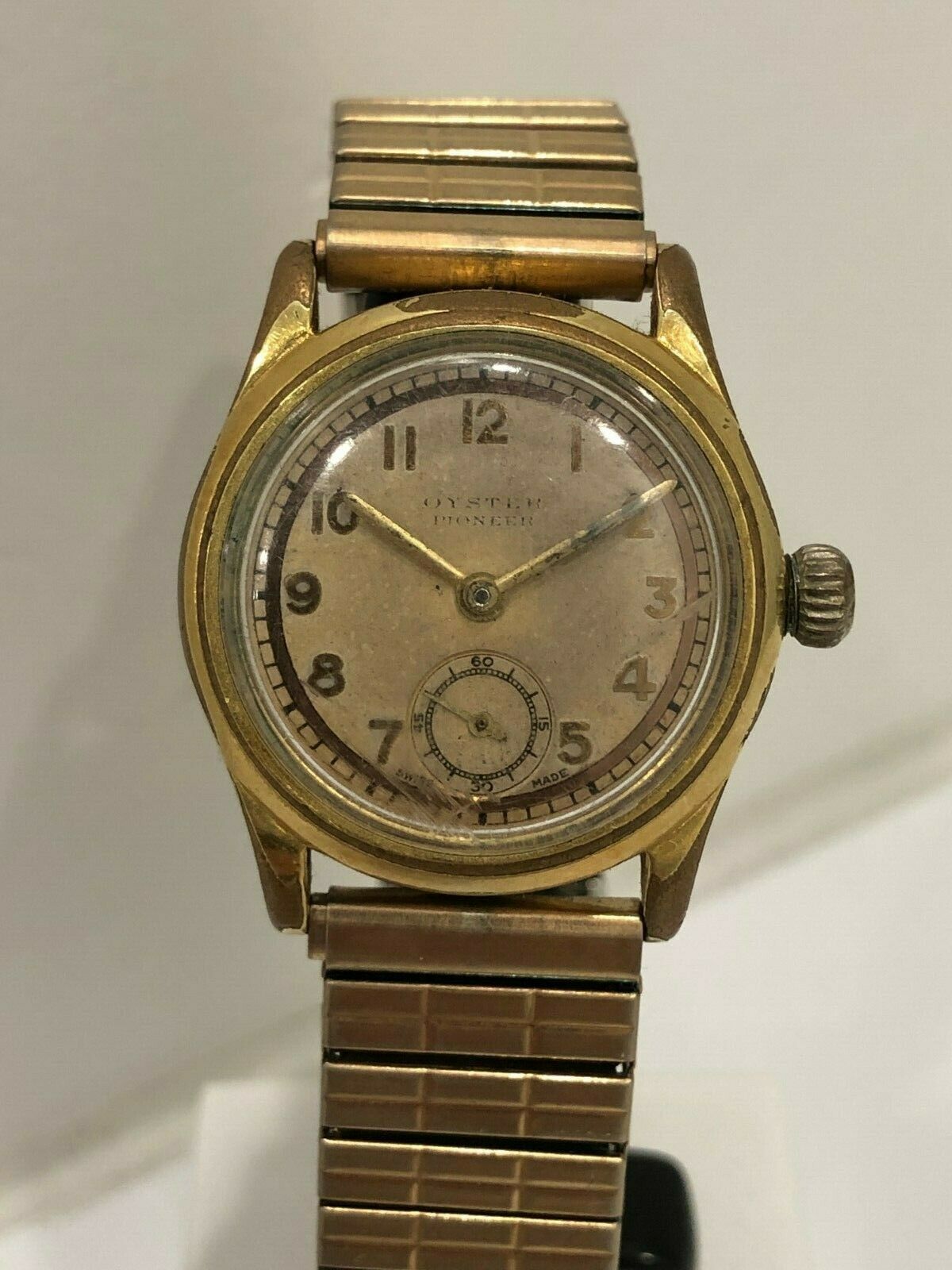 Vintage ROLEX Oyster Pioneer 3373F Mechanical Wristwatch