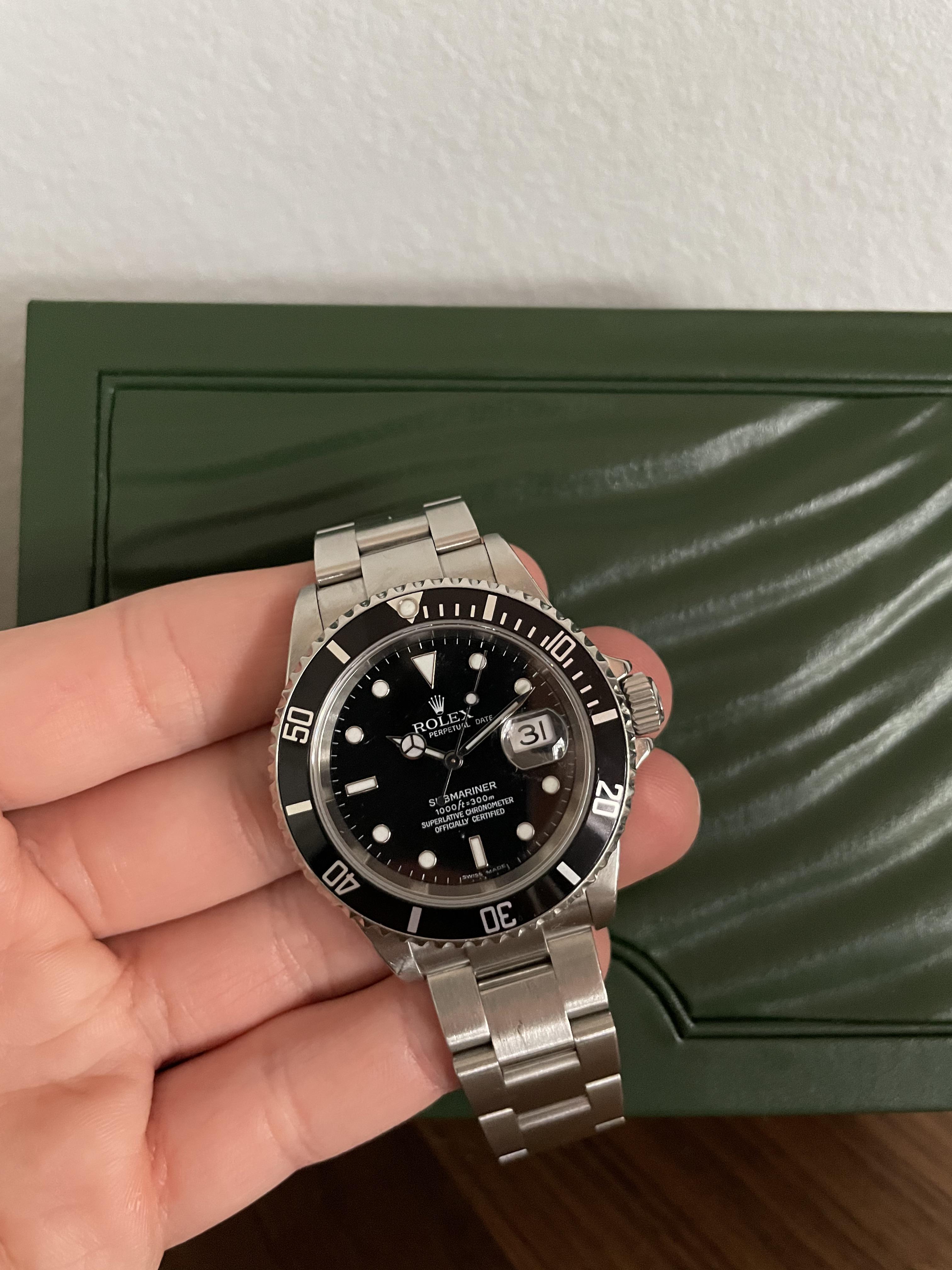 WTS 2006 Rolex Submariner Date Ref. 16610 with box papers and