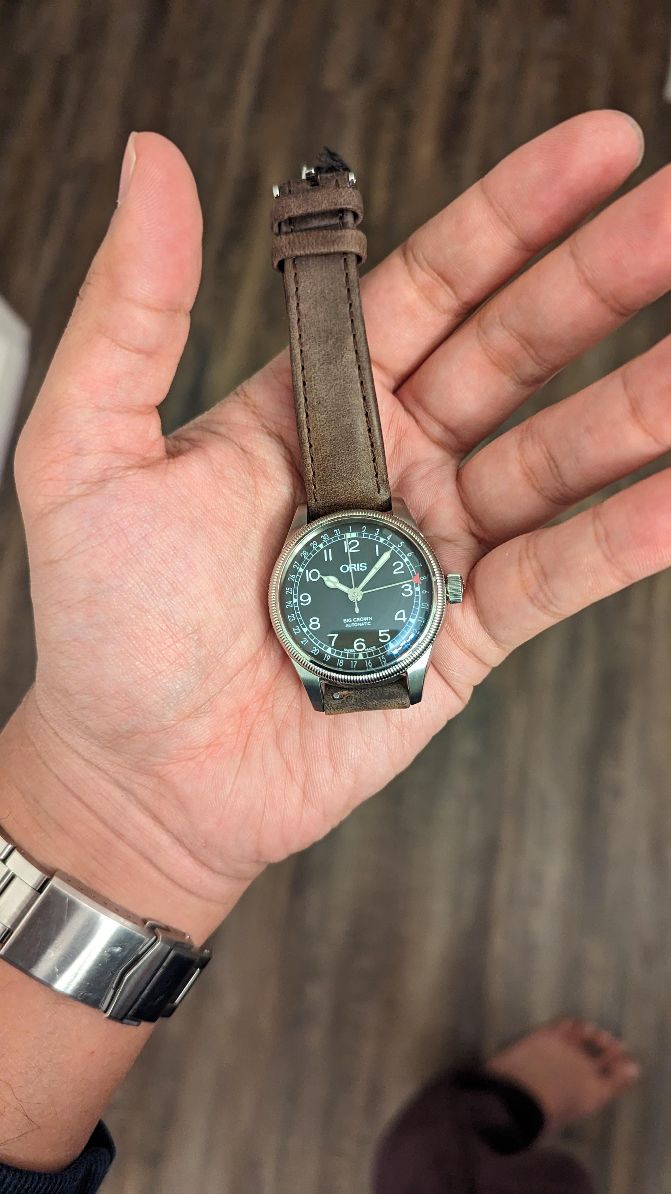 Oris big crown discount pointer date 36mm