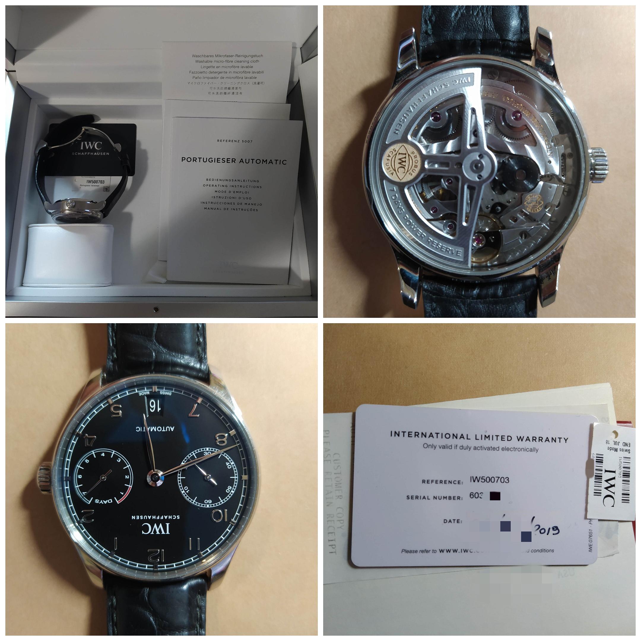 Iwc 500703 sale