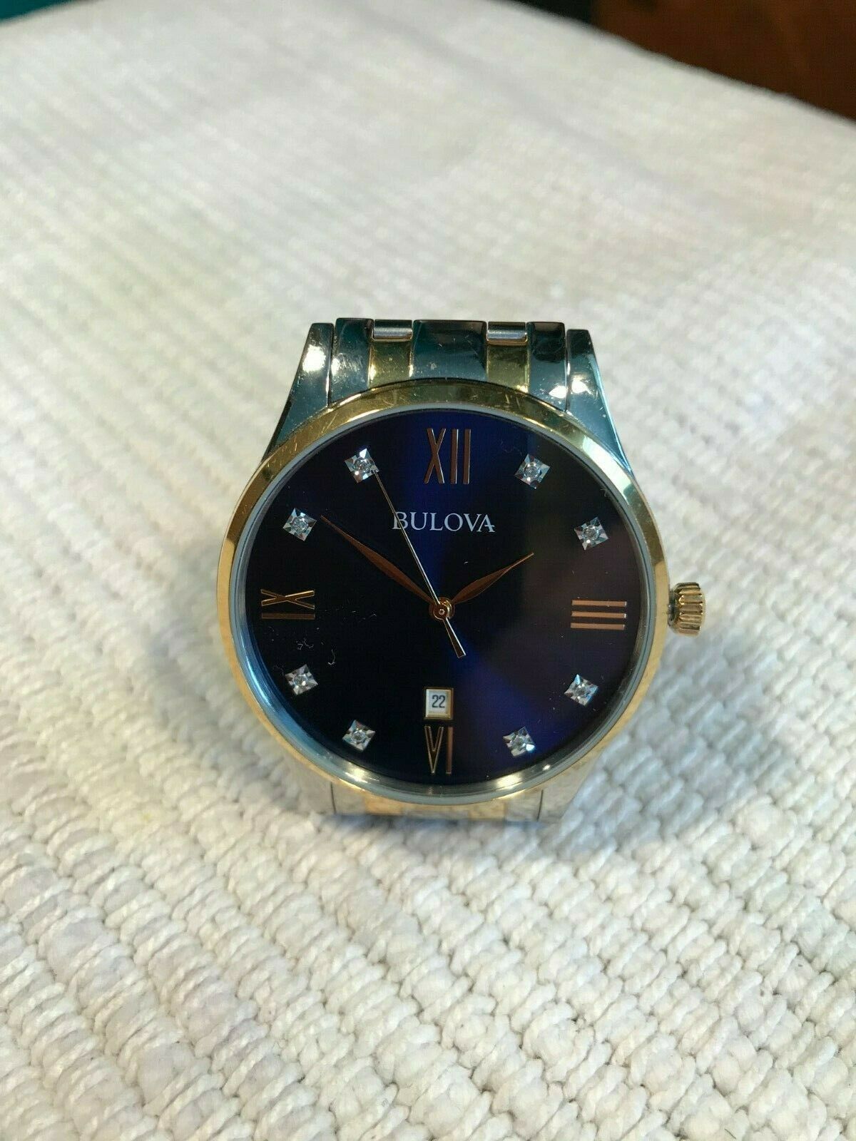 BULOVA 98D139 Bulova Diamond 98D130 Men\u0027s Watch - Gold and silver 24609654