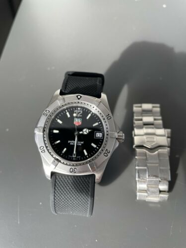 TAG Heuer Professional 2000 WK1110-0 Quartz Black Dial Stainless Men's ...