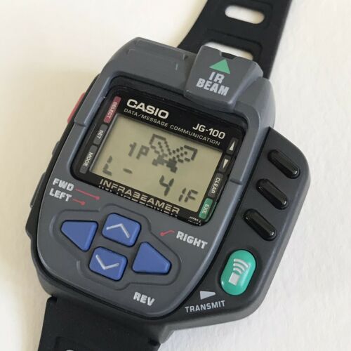 Casio JG-100 Cyber Cross Digital Watch 1994 Japanese