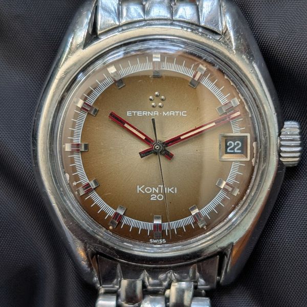 Eterna Kontiki 20 Automatic Watch - Vintage ca. 1960s | WatchCharts