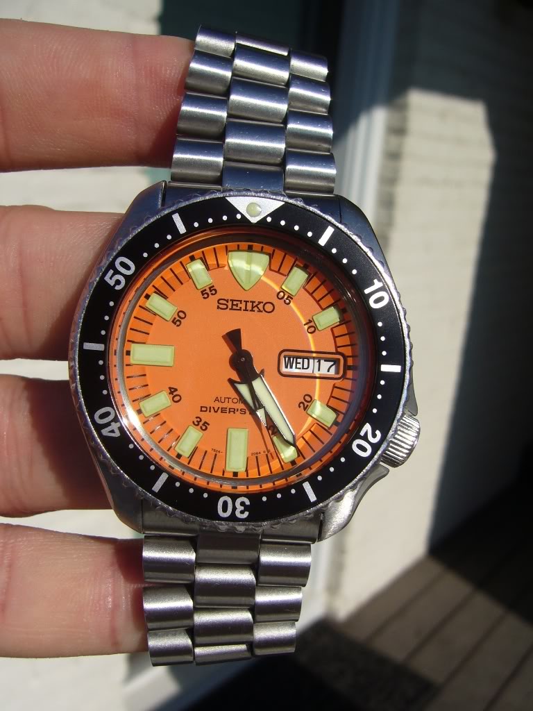 seiko skx007 orange